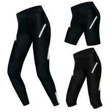 Weimostar, женские велосипедные шорты, 4D гелевая накладка, черные, для верховой езды, плотные, велосипедные, противоударные, светоотражающие шорты, ciclismo