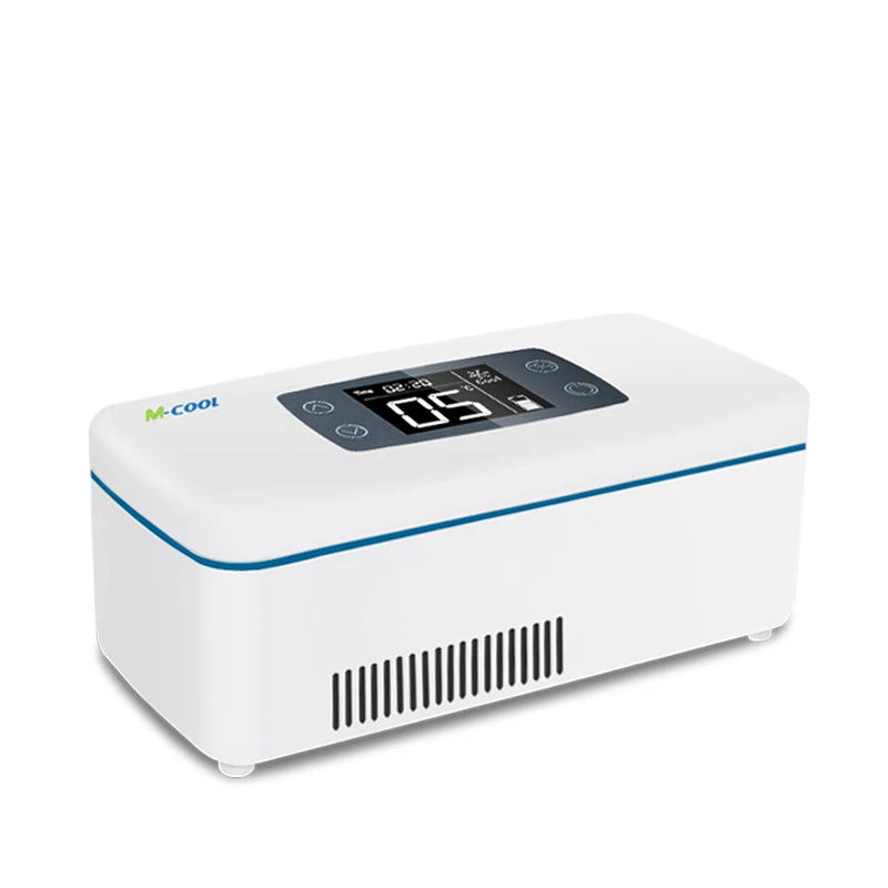 

Home care Portable LCD Display Insulin Cooler Refrigerated Box Diabetic Drug Reefer for 6-8 hrs