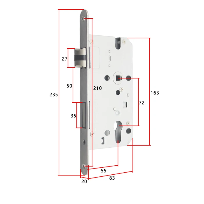 TYPE B lock body