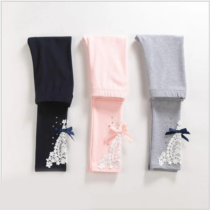 

2016 new girl lace legging baby girl spring/autumn leggings Children's toddler skiny pants for 2-7y