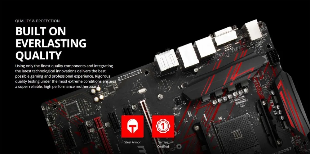 Оригинальная материнская плата для новой MSI B450 GAMING PLUS DDR4 Socket AM4 64GB USB2.0 USB3.1 B450 настольная материнская плата