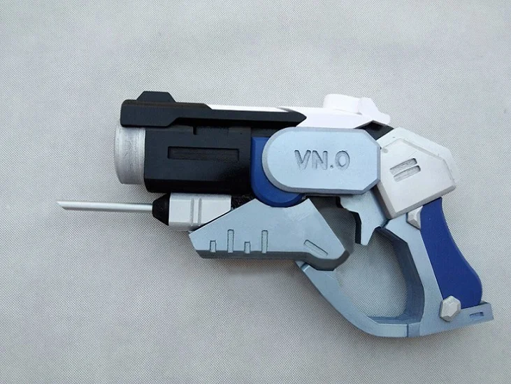 

Overwatch Angela Ziegler Mercy Skin Combat Medic Ziegler Weapon Cosplay Replica Caduceus Blaster