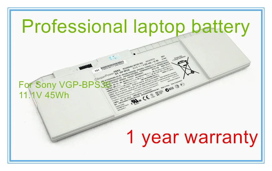 11.1V 4050mAh Original VGP-BPS30 Battery For SVT11 SVT13 T11 T13 SVT131 SVT131A11T SV-T1115FD SV-T1115FG BPS30 | Компьютеры и офис