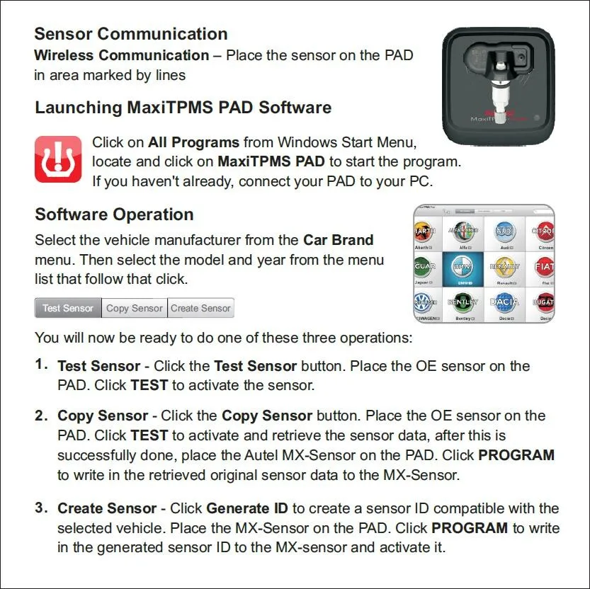 Autel MaxiTPMS PAD TPMS Sensor Programming Accessory Device (2)