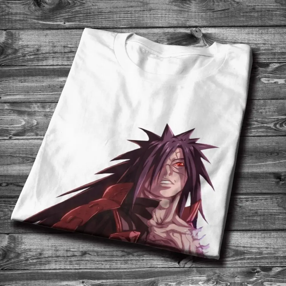 Leader of the Uchiha clan Madara Naruto футболка Летняя мужская из 100% хлопка с уникальным