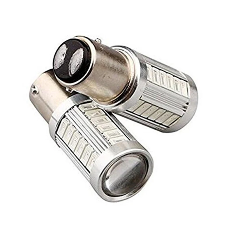 Красный 1157 P21/5 Вт Bay15d супер яркий 33 Smd 5630 5730 Светодиодные Автомобильные