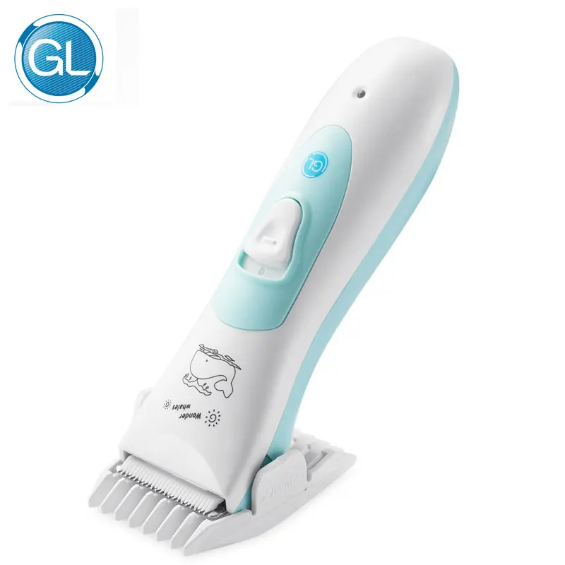 Original Brand GL font b Baby b font Hair Clipper USB Electric Hair Trimmer Rechargeable Waterproof