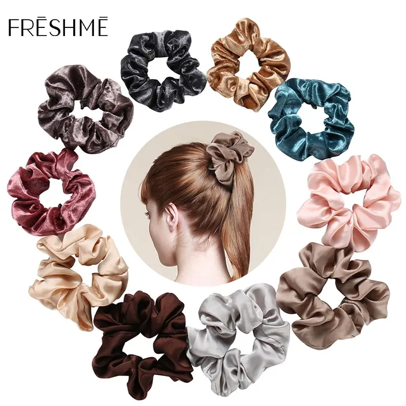 FRESHME модные элегантные Для женщин девушек резинка для волос кольцо Бун чайник