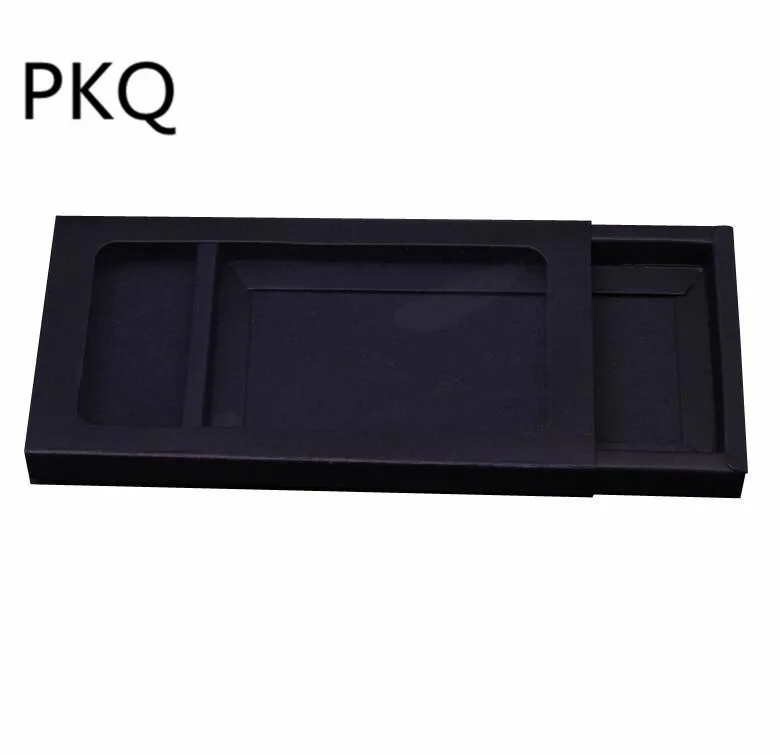 50pcs White Cardboard Boxes For Phone Packaging Drawer Paper Box Brown Black Jewelry Case Display With Window | Дом и сад