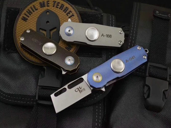 Spinner Fidget Toy Titanium Alloy EDC Hand Spinner with Pocket Knife