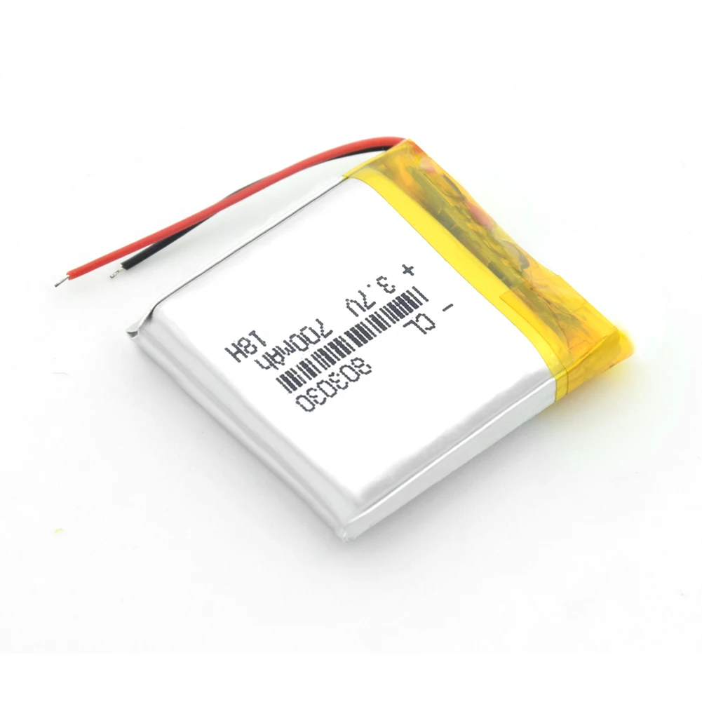 803030 Bluetooth стерео колонки 700mAh навигатор 3,7 V полимерный литий-ионный аккумулятор для смарт-часов MP3 MP4 игрушка светодиодный светильник