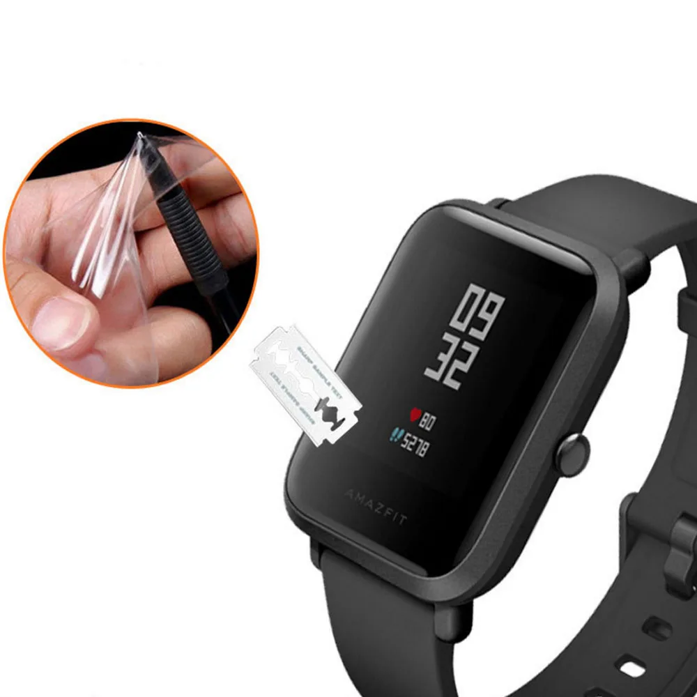 3 шт. ультратонкая Защитная пленка для смарт браслета Xiaomi Huami Amazfit Bip Youth Edition