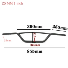 Мотоцикл на заказ Универсальный " 25 мм ручка бар Байк для Harley Softail Kawasaki Vulcan Suzuki Boulevard Intruder