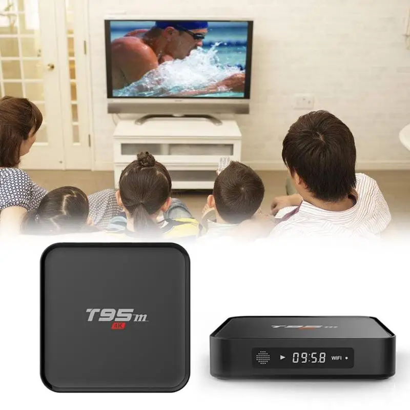 T95M Smart TV Box S905X Quad Core Android 6.0 HD 2G+8G WIFI 2.4GHz/5.0GHz