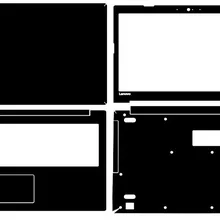 Наклейка из углеродного волокна для ноутбука, защитная накладка для lenovo IdeaPad 320-15 520-15 320 520 15IKB 15iap 15ABR 15,6"