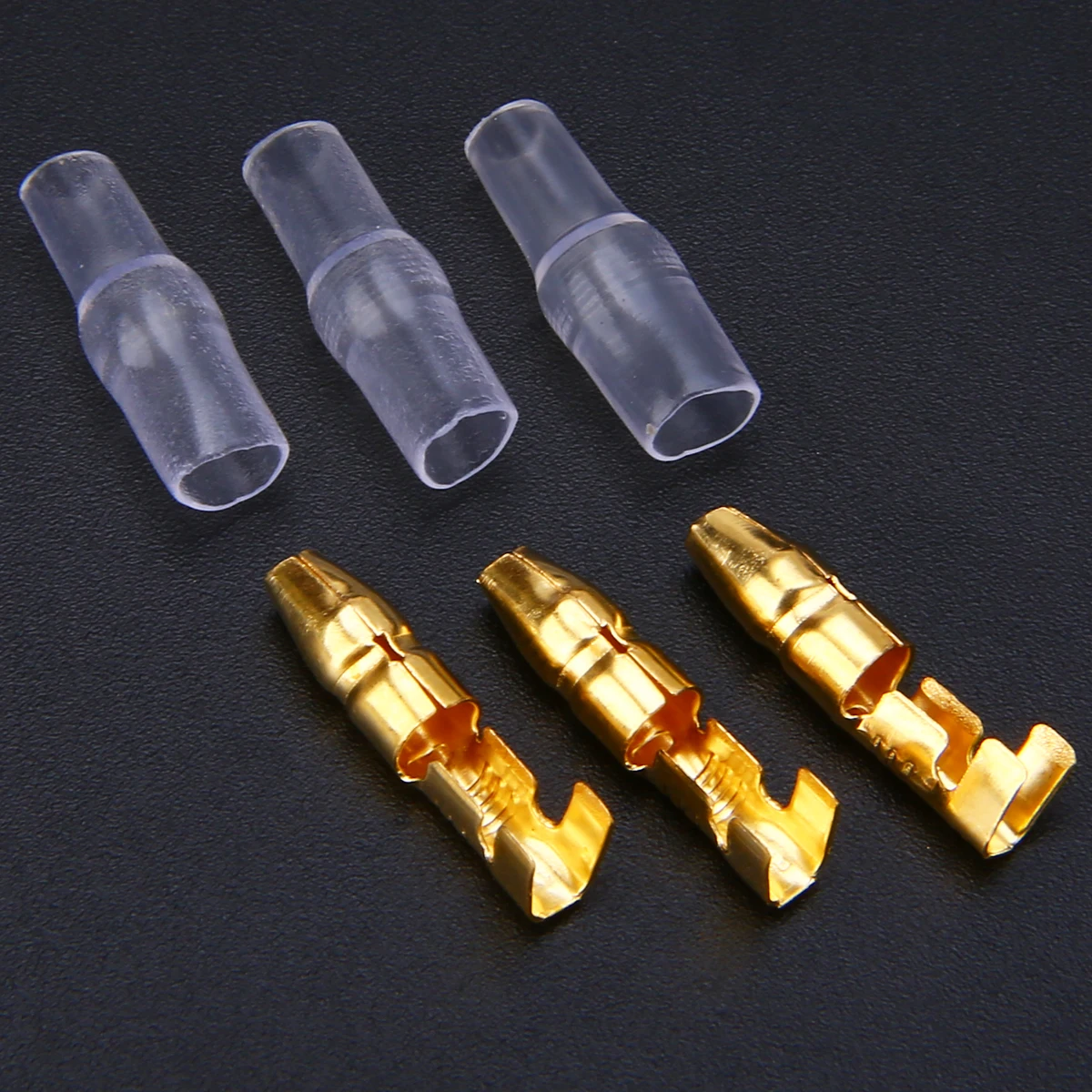 50 Set New 3.9mm Motorcycle Bullet Connector Male Female Socket Classic Terminals Mayitr For 1.0mm - 2.5mm Wire