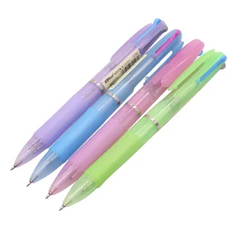 

4 Pcs Mix Red Blue Black 3 Colors Refills Ballpoint Pen Multi-function Writing Pen 140 * 12mm 0.5mm Tip Writing Smoothly