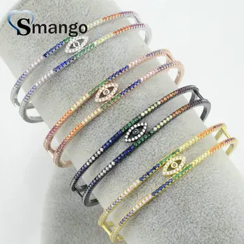 

5Pieces 2019 New Arrival! The Rainbow Series Bangles, Bangle For Women,The Shape Of Eyes,4Colors, Gifts for Women, Can Wholesale