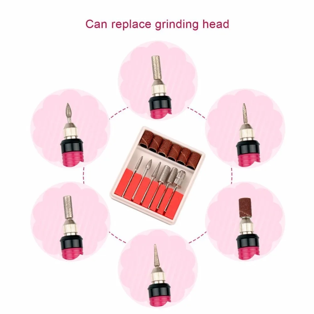  Electric Nail Drill Bits Set Mill Cutter Machine For Manicure Nail Tips Manicure Electric Nail Pedi