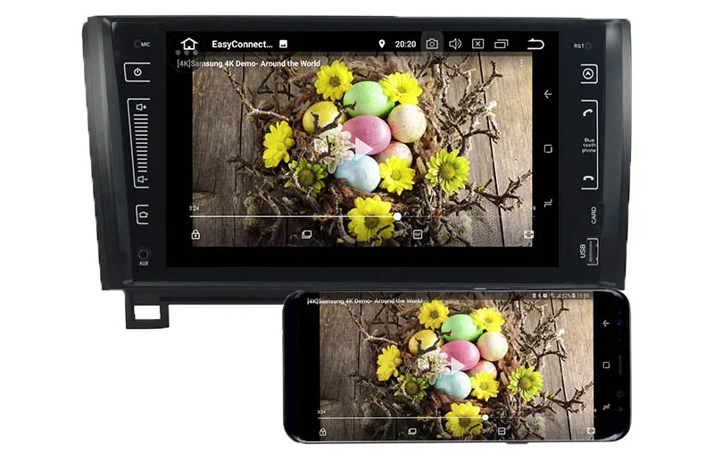 toyota Tundra sequoia aftermarket radio stereo upgrade 4