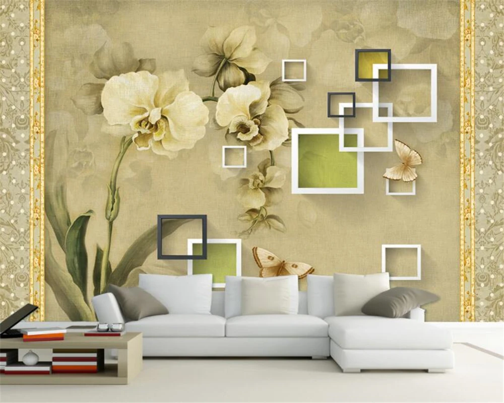 Beibehang Personalizado Moderno Hogar Fondo Pared 3d Papel Tapiz