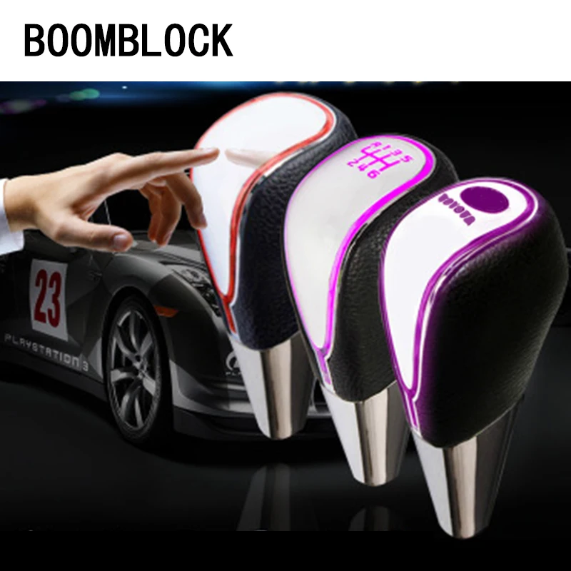 

Touch Activated Changeable Light Car Gear Shift Knob For Hyundai Solaris Creta IX35 Accent I30 hb20 I10 For hyundai tucson 2017