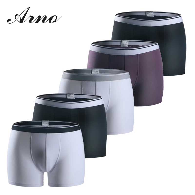 

ARNO cotton underwear men's cotton boxer underwear 5pcs