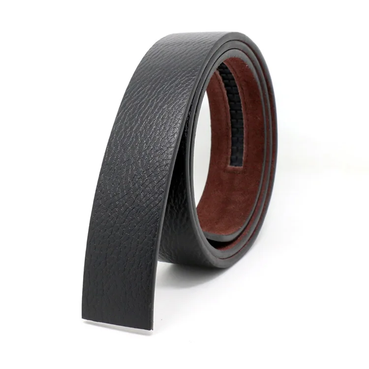 genuine leather belt without buckle