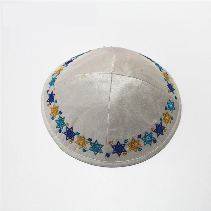 Еврейская Kippa Yeshivish еврейская шляпа - Цвет: Белый