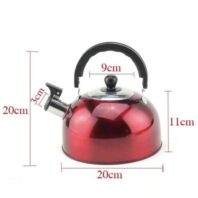 3L чайник из нержавеющей стали индукционная плита чайники для кемпинга плита свистящий водяной газовый чайник кухонные инструменты чайник для кухни