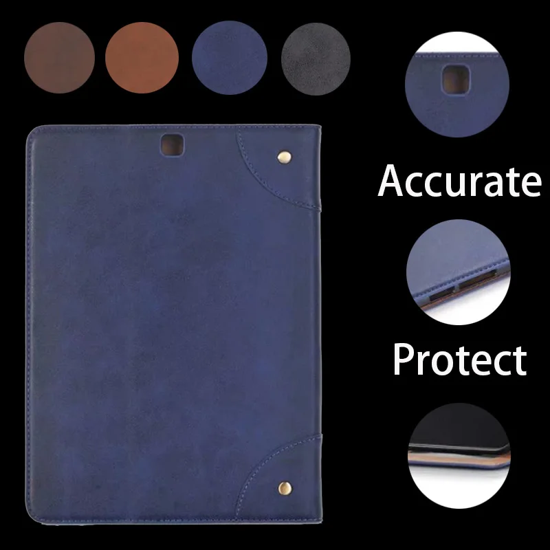 

Business Leather Case For Samsung Galaxy Tab S2 8.0 T710 T715 8.0 inch Tablet Support stand Cover with Card Solts