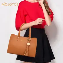 3 шт./компл. сплошной Цвет плеча Сумки сумки на плечо, сумка через плечо, сумка-тоут Кошелек Высокое качество из искусственной кожи сумки Для женщин сумка через плечо