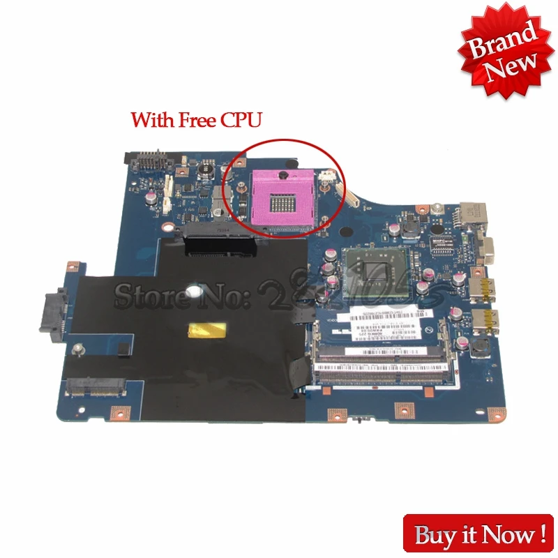 

NOKOTION Brand new PWA20 LA-7012P Main Board For lenovo G560E laptop motherboard GM45 DDR3 Free CPU