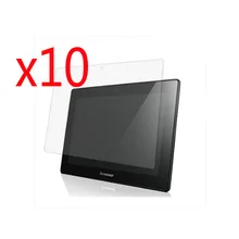 ЖК-дисплей прозрачный Экран протектор Плёнки защитный прозрачный пленка щитки для lenovo Ideatab S6000 10," 10,1 inch Tablet 10 шт./лот