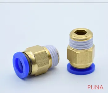 

Free shipping 30PCS/LOT hot sale Pneumatic fitting 10mm to 1/8" ,pipe fittings push in quick joint connect SPC10-01