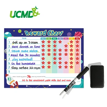 

Fridge Magnets Magnetic To-Do List Dry Erasable Calendar Removable Drawing Planner Writing Board Fridge Schedule Magnet Stickers