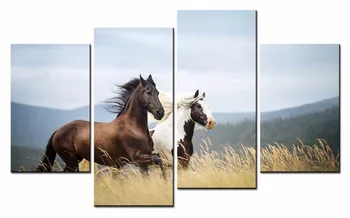 

Running horse print wall decor Art Canvas Poster Print Animal Funny Picture Paiting for Modern Home Living Room Wall DecorXJ-98