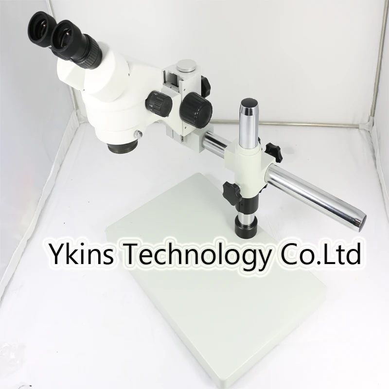 

Universal holder base Binocular stereo microscope Industrial microscope 7-45X Continuous zoom Magnification+ 56 LED light