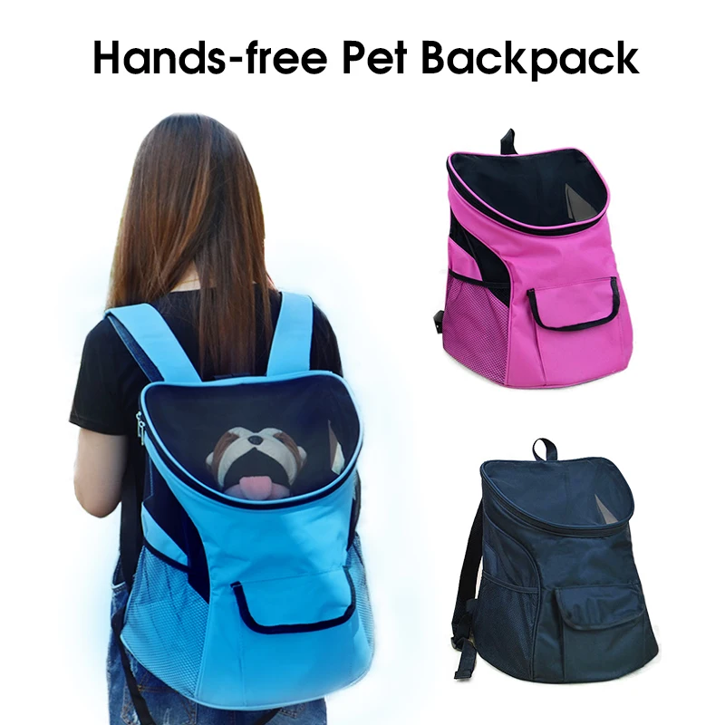 Pet Carrier Big size Hands free Travel Sport Outdoors Double Shoulder