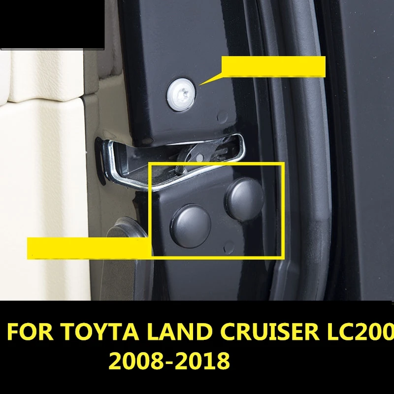 Для TOYTA LAND CRUISER LC200 2008 2018 автомобильный Водонепроницаемый дверной замок защитный