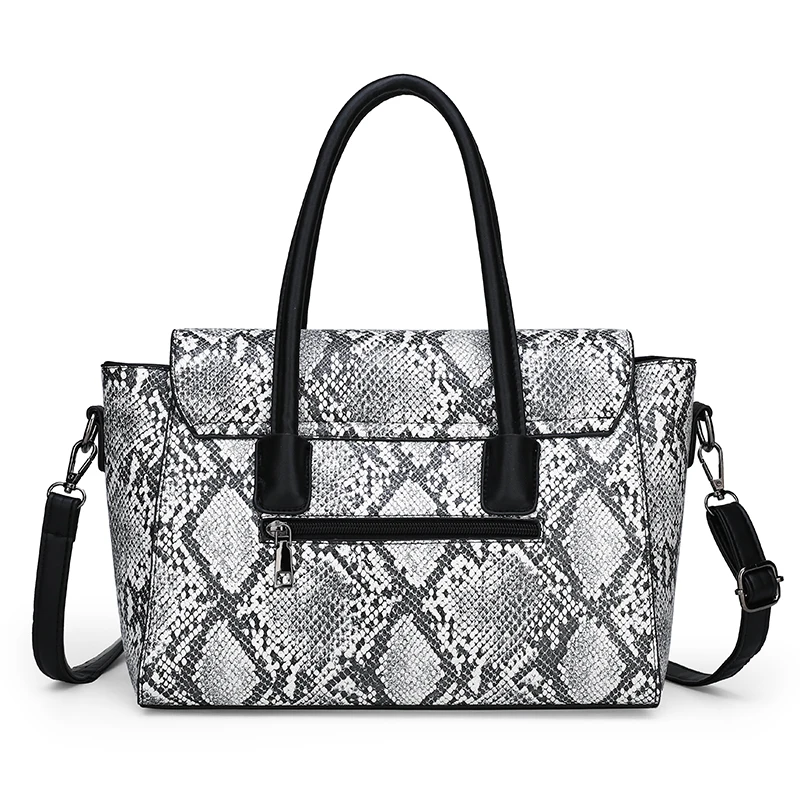 Роскошные сумки женские сумки дизайнерские сумки с принтом змеи комплект из двух предметов женская сумка через плечо с кошельком