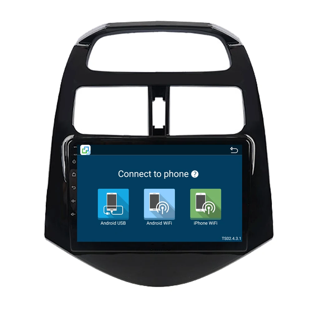 Discount RoverOne Android 9.0 Octa Core Car Radio GPS For Chevrolet Spark 2010 - 2014 Beat Touchscreen Multimedia Player Stereo Head Unit 3