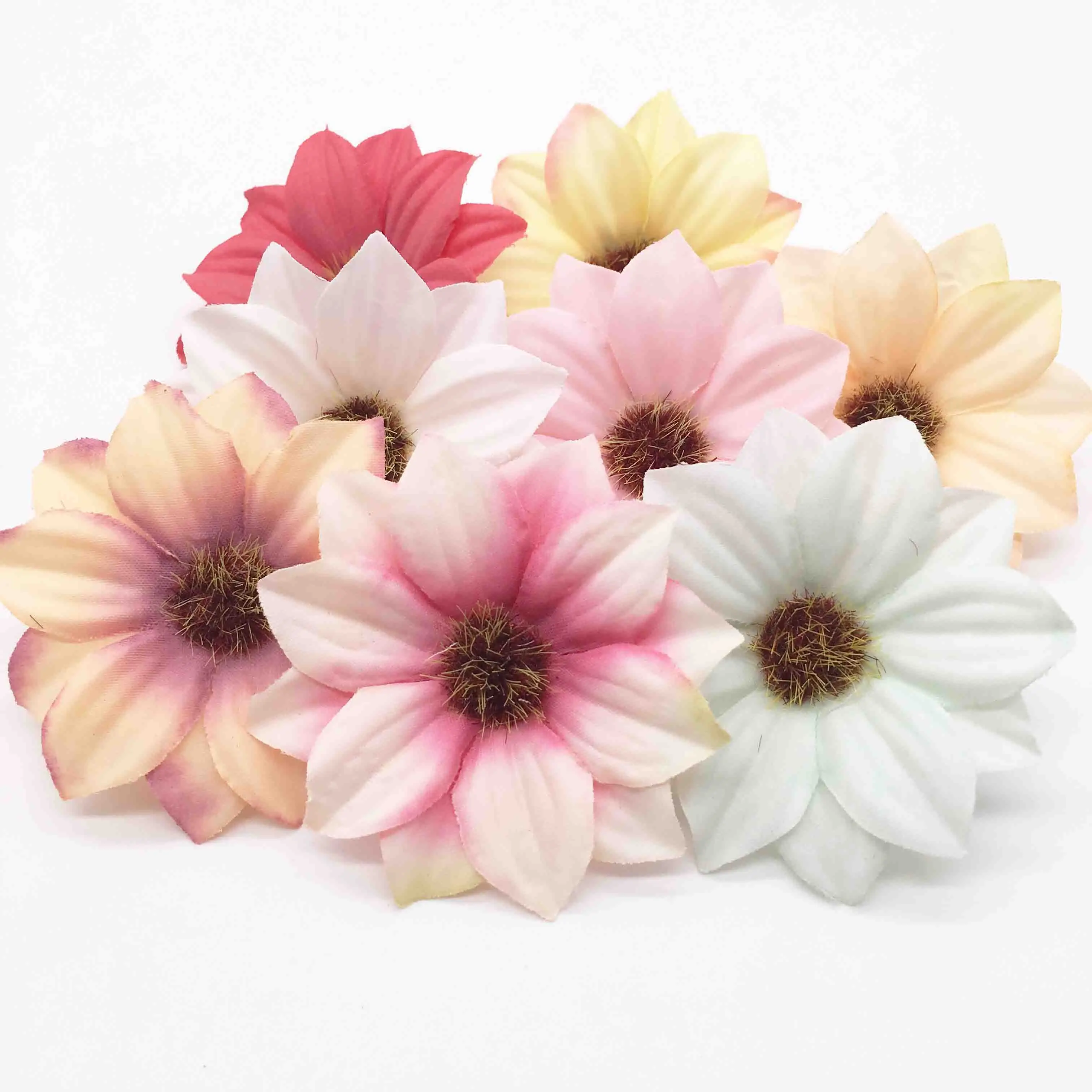 

30PCs 6cm Gerbera Artificial Flower Home Party Decoration Scrapbooking Accessories Wreath DIY Head Cheap Craft Fake Flowers