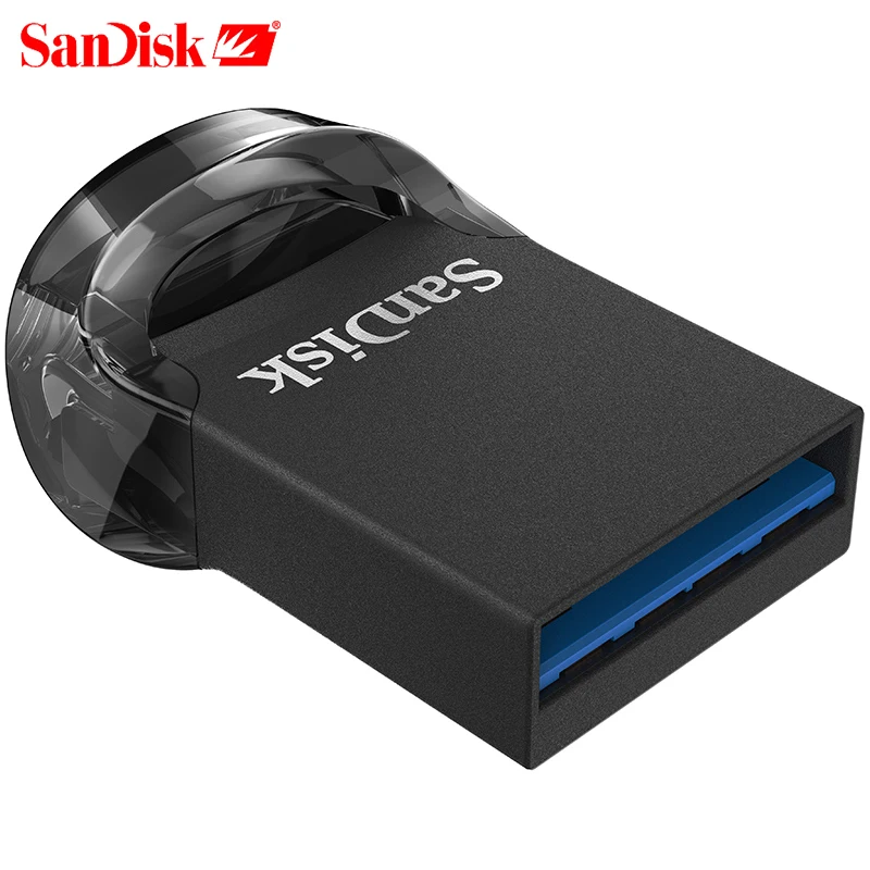 SanDisk Fit USB флеш накопитель 64 ГБ CZ430 16 Гб мини 128 до 130 МБ/с./с Флешка высокоскоростной 3