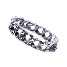 Новейший Дизайн Польский анкерный браслет 316L из нержавеющей стали модные ювелирные изделия Хип-хоп стиль якорь браслет