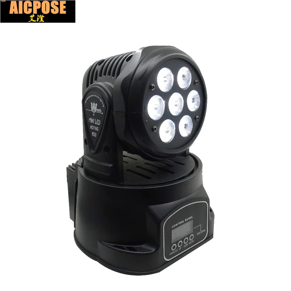 4 шт./лот 7x12 Вт RGBW quad mini led wash движущаяся головка светодиодный сцсветильник свет s