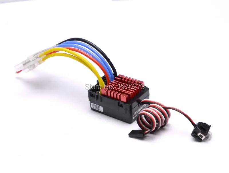 

Original Hobbywing QuicRun 860 Waterproof Brushed ESC 60A with 5V/3A Linear Mode BEC for 1/8 RC Car