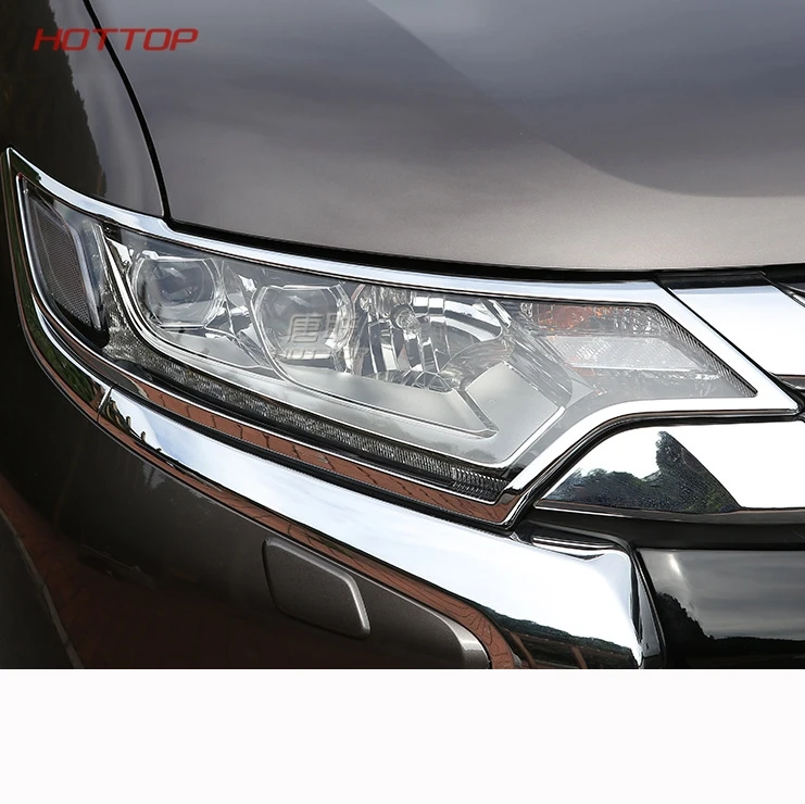 TopUnion для Mitsubishi ASX Outlander Sport RVR 2013 2015 2016 2017 Chrome передняя крышка головки светильник
