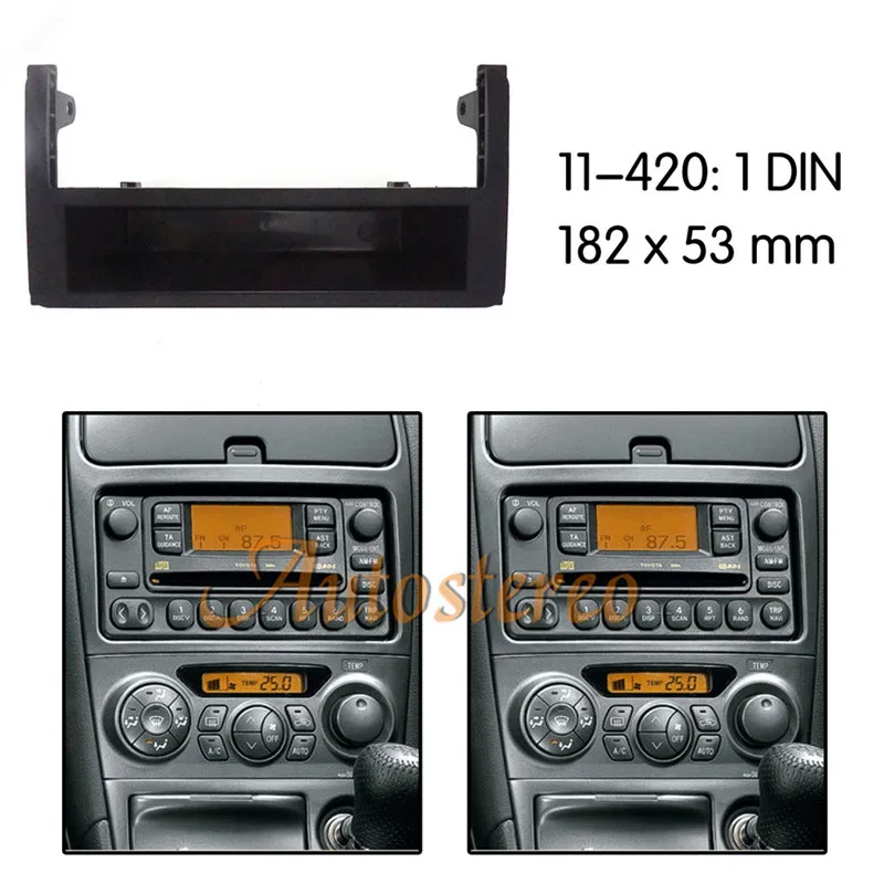 

Car Radio Fascia Surround For TOYOTA Universal model 1DIN Car Radio Refitting Outter Frame For TOYOTA Universal model 1DIN