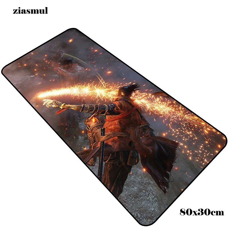 SEKIRO SHADOW DIE TWIC pad мышь популярный компьютерный коврик для мыши 800x300x2 мм Самый дешевый коврик для мыши гаджет офисные настольные коврики